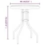 Schwarzes 3-teiliges Garten-Bistro-Set von vidaXL, Gartensets - Ref: Foro24-318774, Preis: 141,81 €, Rabatt: %