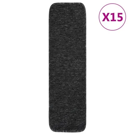 Rectangular anthracite stair mats 75x20 cm by vidaXL, Stair mats - Ref: Foro24-340395, Price: 41,61 €, Discount: %