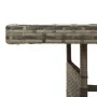 Gartentisch PE-Rattan und massive graue Akazie 160x70x72 cm von vidaXL, Gartentische - Ref: Foro24-318697, Preis: 176,67 €, R...