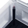 Arriate con enrejado y sistema de riego automático blanco