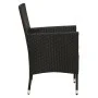 9-piece garden dining set and black synthetic rattan cushions by vidaXL, Garden sets - Ref: Foro24-3094838, Price: 675,74 €, ...