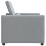 Sofá Cama Convertible 3 en 1 Gris Claro