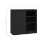 Sliding door wardrobe with anthracite gray steel planter by vidaXL, Lockers and storage cabinets - Ref: Foro24-3095265, Price...