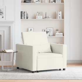 Sillón Convertible Crema de 3 en 1