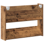 Armarios de zapato de pared con estante Otro 2 pcs Madera
