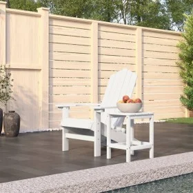Adirondack-Gartenstuhl mit weißem HDPE-Tisch von vidaXL, Gartenstühle - Ref: Foro24-3095700, Preis: 213,48 €, Rabatt: %