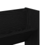 Armarios de zapato de pared Roble negro 60 x 18 x 60 cm