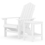 Adirondack-Gartenstuhl mit weißem HDPE-Tisch von vidaXL, Gartenstühle - Ref: Foro24-3095700, Preis: 229,03 €, Rabatt: %