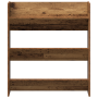 Armarios de zapato de pared con estante Otro 2 pcs Madera