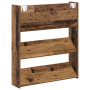 Armarios de zapato de pared con estante Otro 2 pcs Madera