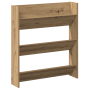 Armarios de zapato de pared 2 pcs Roble artisan 60 x 18 x 60 cm