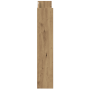 Armarios de zapato de pared 2 pcs Roble artisan 60 x 18 x 60 cm
