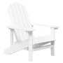 Adirondack-Gartenstuhl mit weißem HDPE-Tisch von vidaXL, Gartenstühle - Ref: Foro24-3095700, Preis: 213,48 €, Rabatt: %