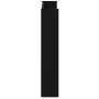 Armarios de zapato de pared 2 pcs Roble negro 60 x 18 x 60 cm