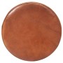 Taburetes de barra de cocina 2 uds cuero auténtico marrón