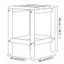 Adirondack-Gartenstuhl mit weißem HDPE-Tisch von vidaXL, Gartenstühle - Ref: Foro24-3095700, Preis: 213,48 €, Rabatt: %