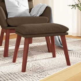 Fußhocker aus braunem Stoff, 45 x 29,5 x 35 cm von vidaXL, Osmanen - Ref: Foro24-341460, Preis: 36,01 €, Rabatt: %
