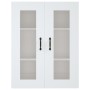 Armario de pared colgante blanco 69,5x34x90 cm
