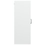 Armario de pared colgante blanco 69,5x34x90 cm