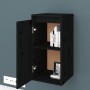 Hängeschrank 2 Stück Massivholz Kiefer schwarz 30x30x60 cm von vidaXL, Regale und Regale - Ref: Foro24-813494, Preis: 87,93 €...