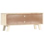 Mueble para TV de madera maciza de mango 110x30x44 cm