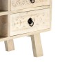 Mueble para TV de madera maciza de mango 110x30x44 cm