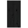 Armarios de pared 2 uds madera maciza de pino negro 30x30x60 cm de vidaXL, Estantes y estanterías - Ref: Foro24-813494, Preci...