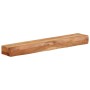 Estantes de pared 2 unidades 80x17x8 cm madera maciza acacia