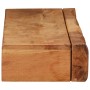 Estantes de pared 2 unidades 80x17x8 cm madera maciza acacia