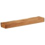 Estantes de pared 2 unidades 80x17x8 cm madera maciza acacia