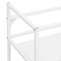 Estructura de lavabo de hierro blanco 59x38x83 cm