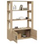 Aparador madera contrachapada color roble Sonoma 80x30x119,5 cm