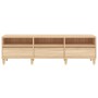Mueble de TV madera contrachapada roble Sonoma 150x30x44,5 cm
