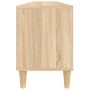Mueble de TV madera contrachapada roble Sonoma 150x30x44,5 cm