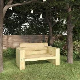 Impregnated pine wood garden bench 139 cm by vidaXL, garden benches - Ref: Foro24-318427, Price: 195,35 €, Discount: %