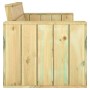 Gartenbank aus imprägniertem Kiefernholz, 139 cm von vidaXL, Gartenbänke - Ref: Foro24-318427, Preis: 197,91 €, Rabatt: %
