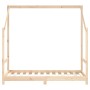 Estructura de cama para niños madera maciza de pino 80x160 cm