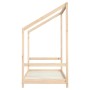 Estructura de cama para niños madera maciza de pino 80x160 cm