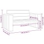 Gartenbank aus imprägniertem Kiefernholz, 139 cm von vidaXL, Gartenbänke - Ref: Foro24-318427, Preis: 197,91 €, Rabatt: %