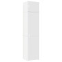 Armario estrecho madera de ingeniería blanco 50x42,5x225 cm