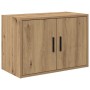 Armario de pared para garaje madera ingeniería artesanal roble
