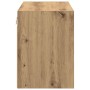 Armario de pared para garaje madera ingeniería artesanal roble