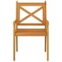 Garden dining chairs 6 pcs solid acacia wood by vidaXL, Garden chairs - Ref: Foro24-3098661, Price: 423,51 €, Discount: %