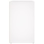 Mesita de noche madera contrachapada blanco 50x36x60 cm