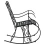 Schaukelbank aus schwarzem Stahl, 84 cm von vidaXL, Gartenbänke - Ref: Foro24-318830, Preis: 143,34 €, Rabatt: %