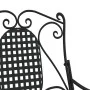 Black steel rocking bench 84 cm by vidaXL, garden benches - Ref: Foro24-318830, Price: 140,07 €, Discount: %