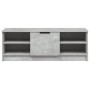 Mueble de TV madera contrachapada gris hormigón 102x35,5x36,5cm