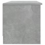 Mueble de TV madera contrachapada gris hormigón 102x35,5x36,5cm