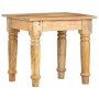 Mesa auxiliar de madera maciza de mango 43x43x40 cm