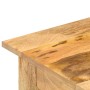 Mesa auxiliar de madera maciza de mango 43x43x40 cm